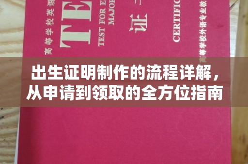 伽师出生证明制作的流程详解，从申请到领取的全方位指南